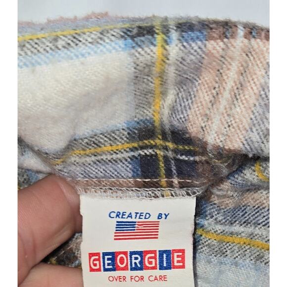 Vintage Boy's Size 4 Outfit Lot Button Up Flannel Jean Pant Doe Spun Wrangler - Picture 3 of 16